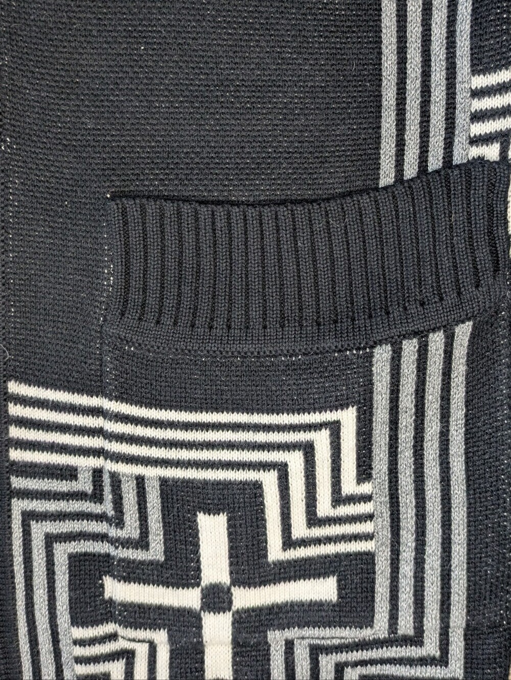 Pendleton Western Aztec Kimono Cardigan Medium Cotton Cozy Longline Oversized - Picture 5 of 7